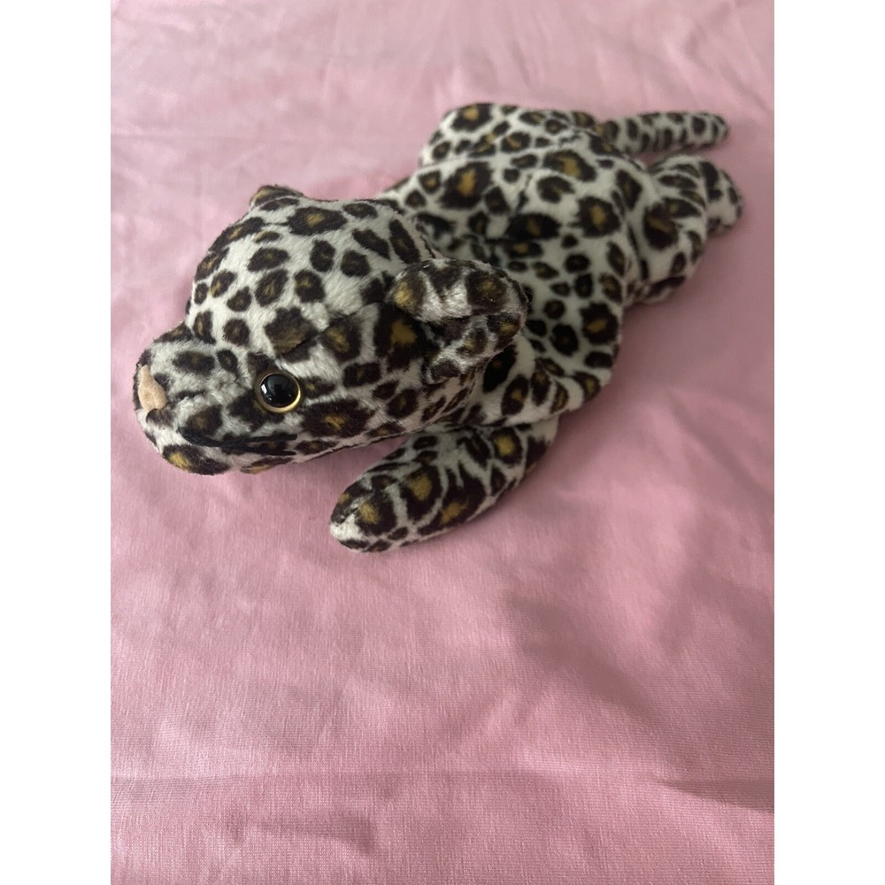 Ty Beanie Baby  Freckles The  Leopard   1996 Plush Toy Stuffed Animal Used 🐆